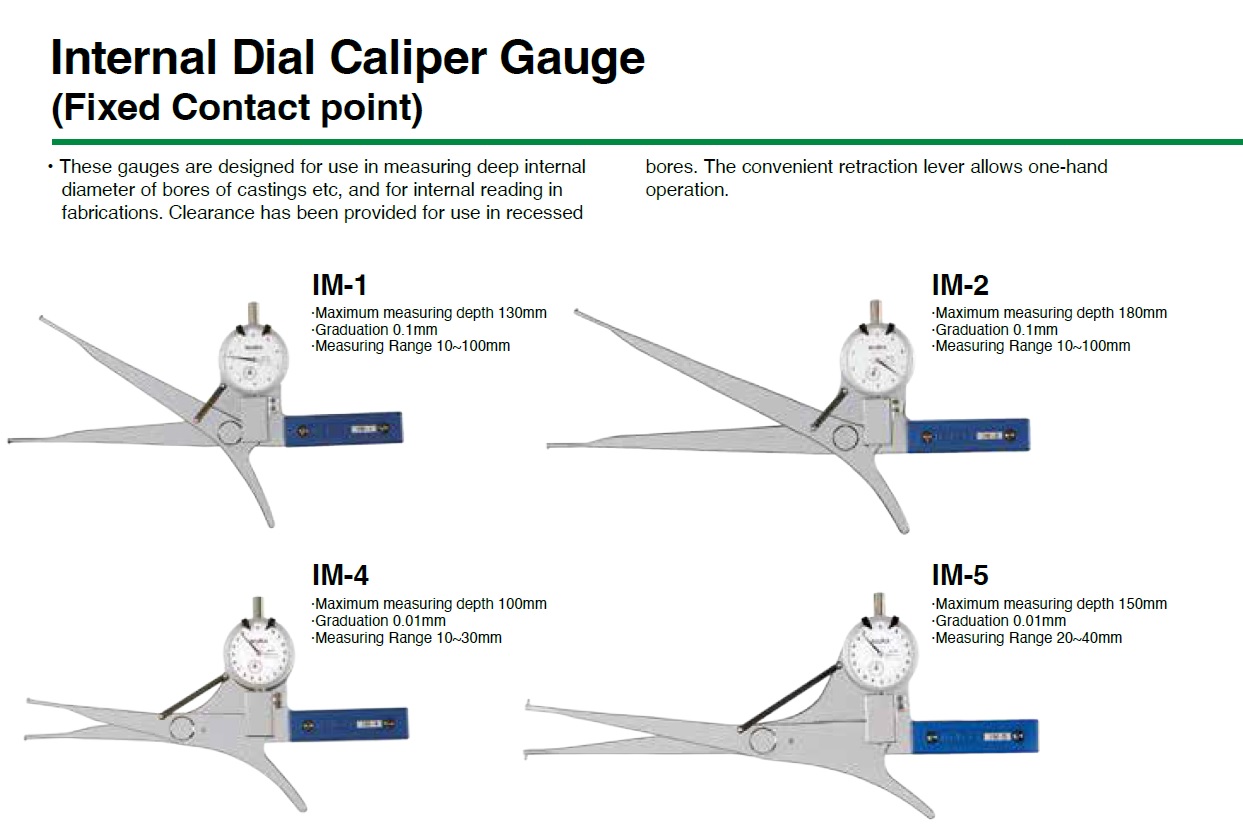 Ichiban Precision Sdn Bhd Teclock Teclock Internal Dial Caliper Gauges